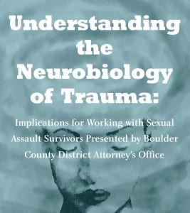 Neurobiology of trauma training